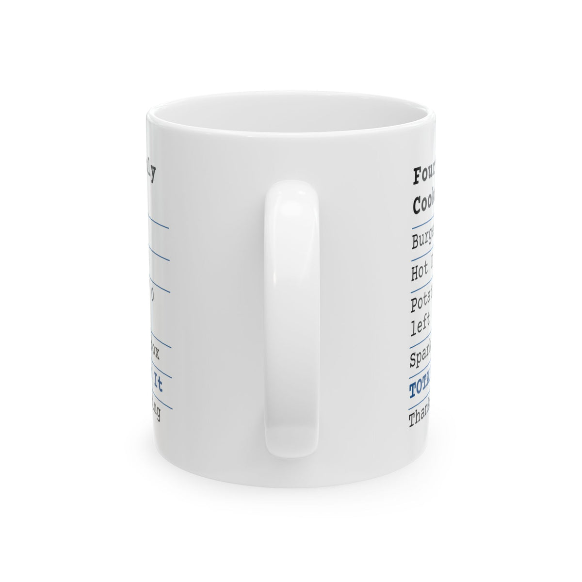 Funny Cookout Receipt Coffee Mug Fourth Of July For Host