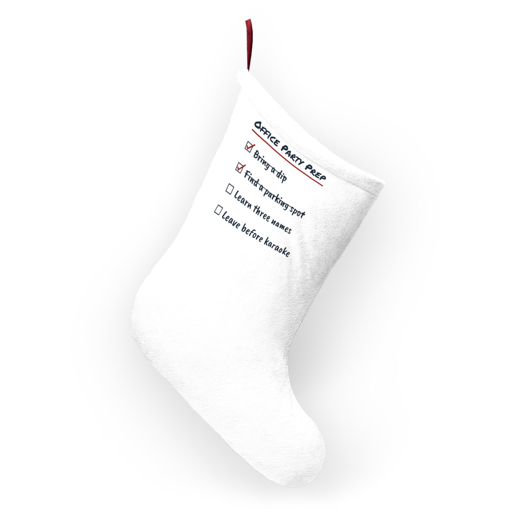 Funny Office Christmas Stocking Office Party Prep Checklist