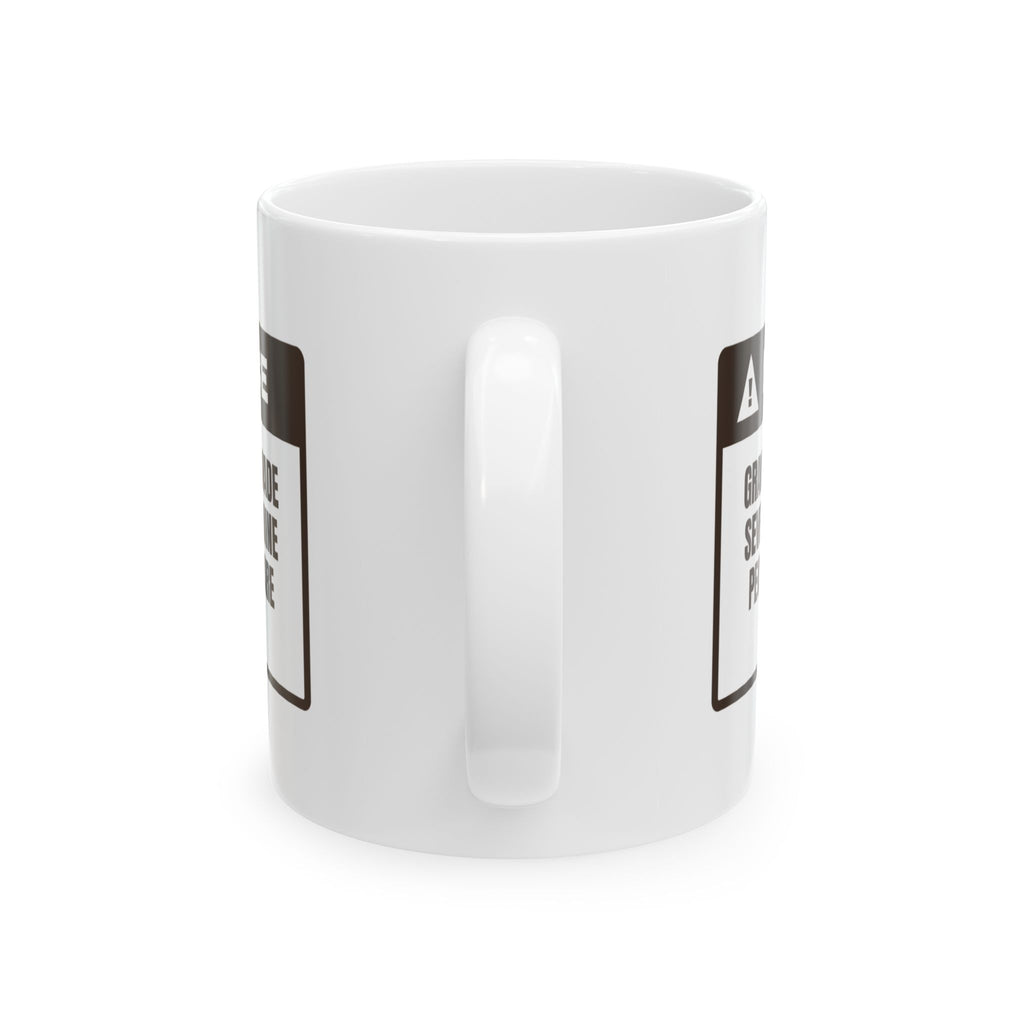 Funny Grandma Christmas Coffee Mug Seven Pies Nine People