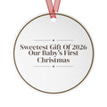 Christmas Ornament 2026 Sweetest Of 2026 Our Baby's First Christmas
