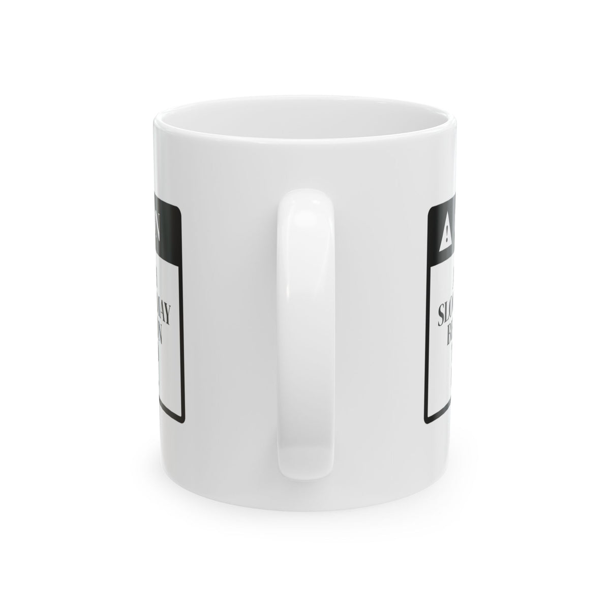 Caution Cat Asleep Coffee Mug For Cat Lovers