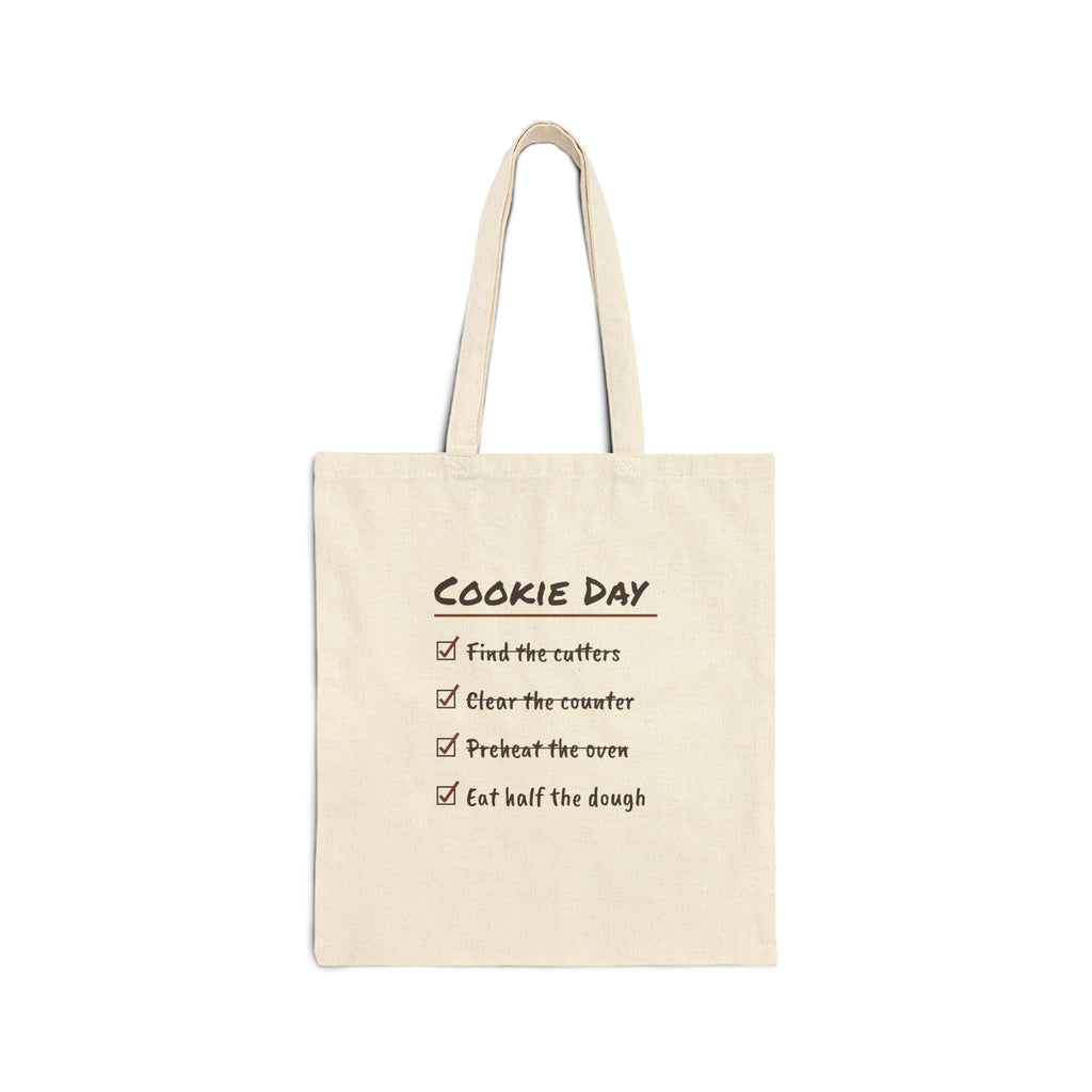 Funny Christmas Baking Tote Bag Cookie Day Checklist For Bakers