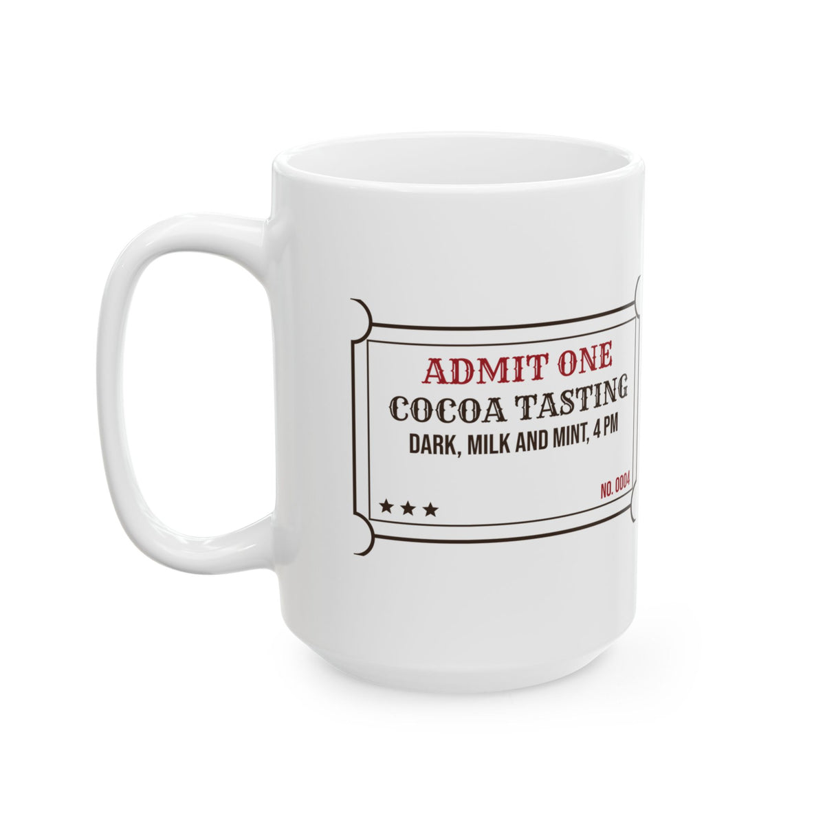 Hot Cocoa Coffee Mug Cocoa Tasting Ticket For Hot Chocolate Lovers