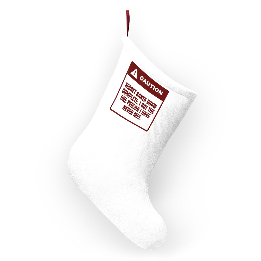 Funny Office Christmas Stocking Secret Santa Draw Never Met Them