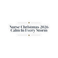 Christmas Sticker Nurse Christmas 2026 Calm In Every Storm