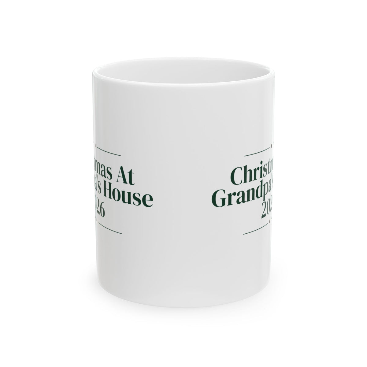 Christmas At Grandpa's House 2026 Coffee Mug For Grandfather