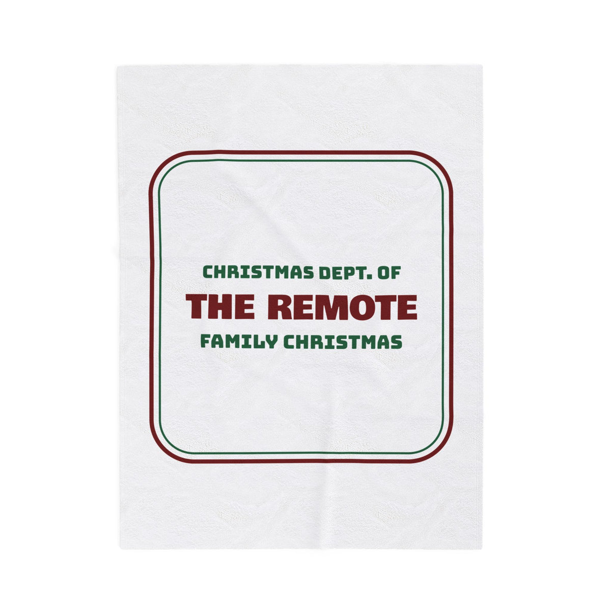 Funny Family Christmas Throw Blanket Dept Of The Remote Matching Set