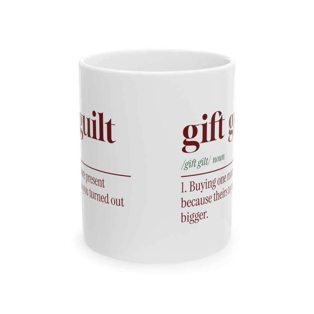 Funny Christmas Shopping Coffee Mug Buying One More Definition