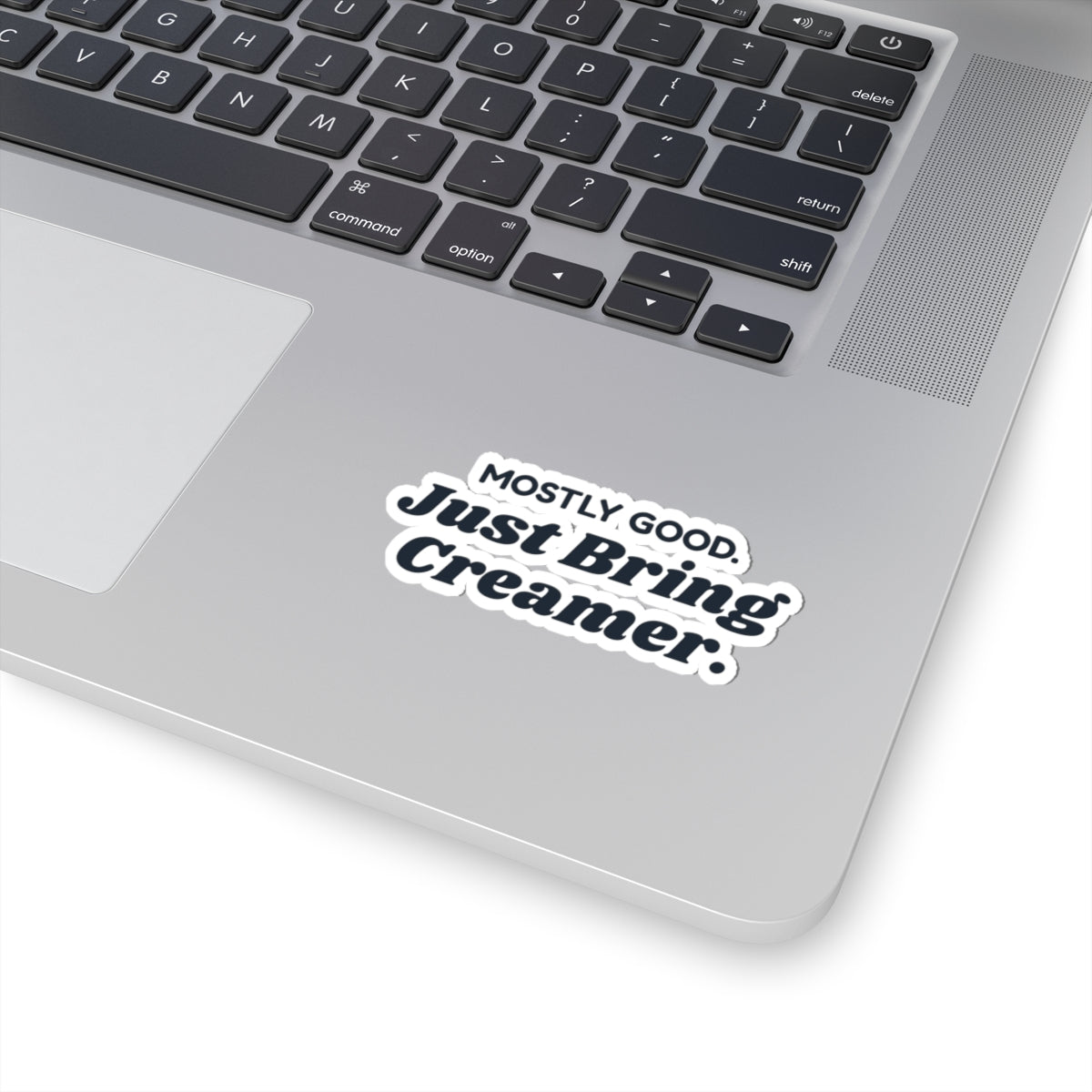 Funny Christmas Sticker Dear Santa I Was Mostly Good Bring Creamer