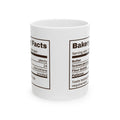 Funny Baker Coffee Mug Bakery Facts Nutrition Label