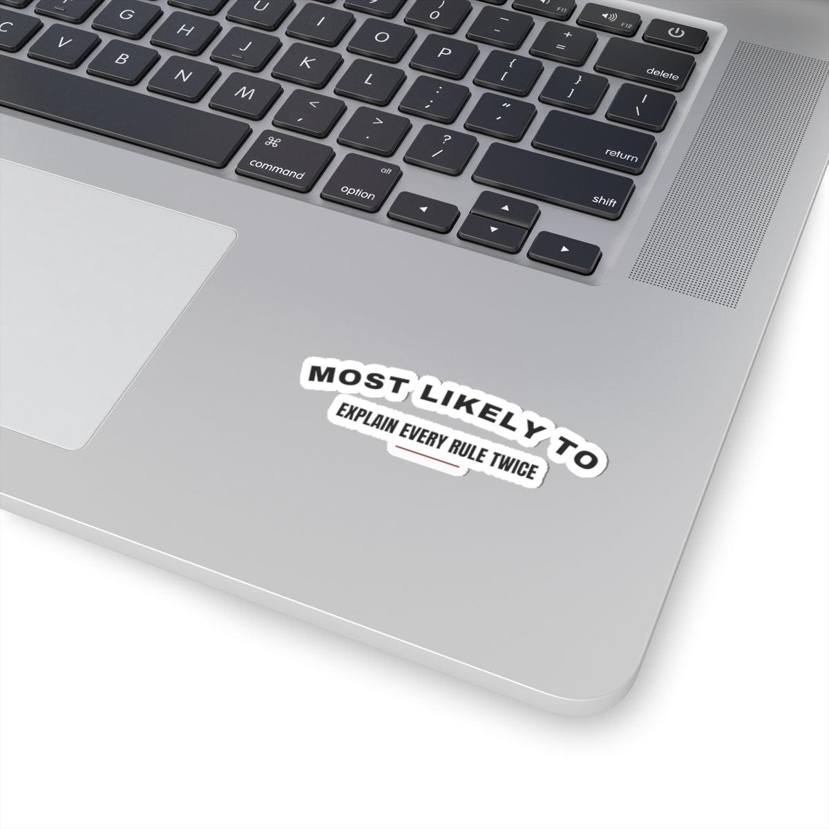 Funny Christmas Sticker Most Likely To Explain Every Rule Twice Family