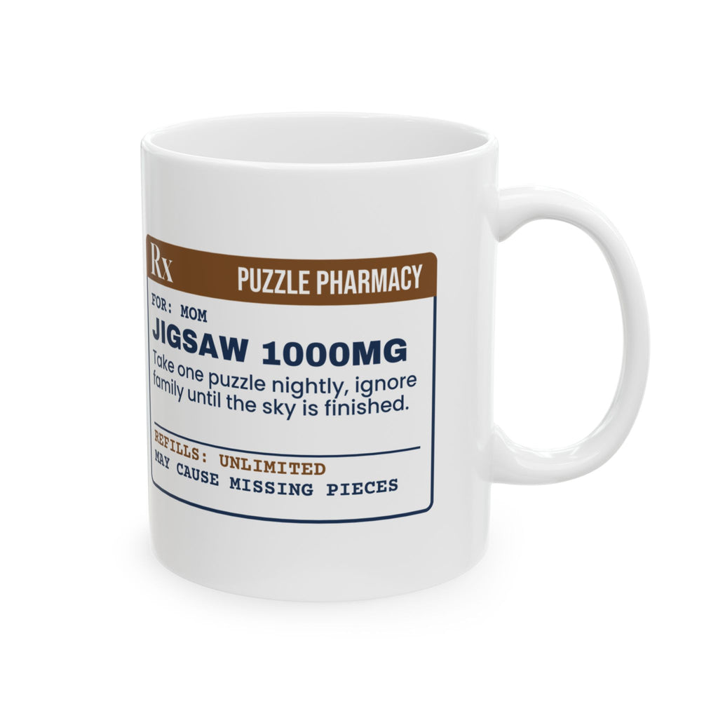 Puzzle Mom Coffee Mug Take One Puzzle Nightly