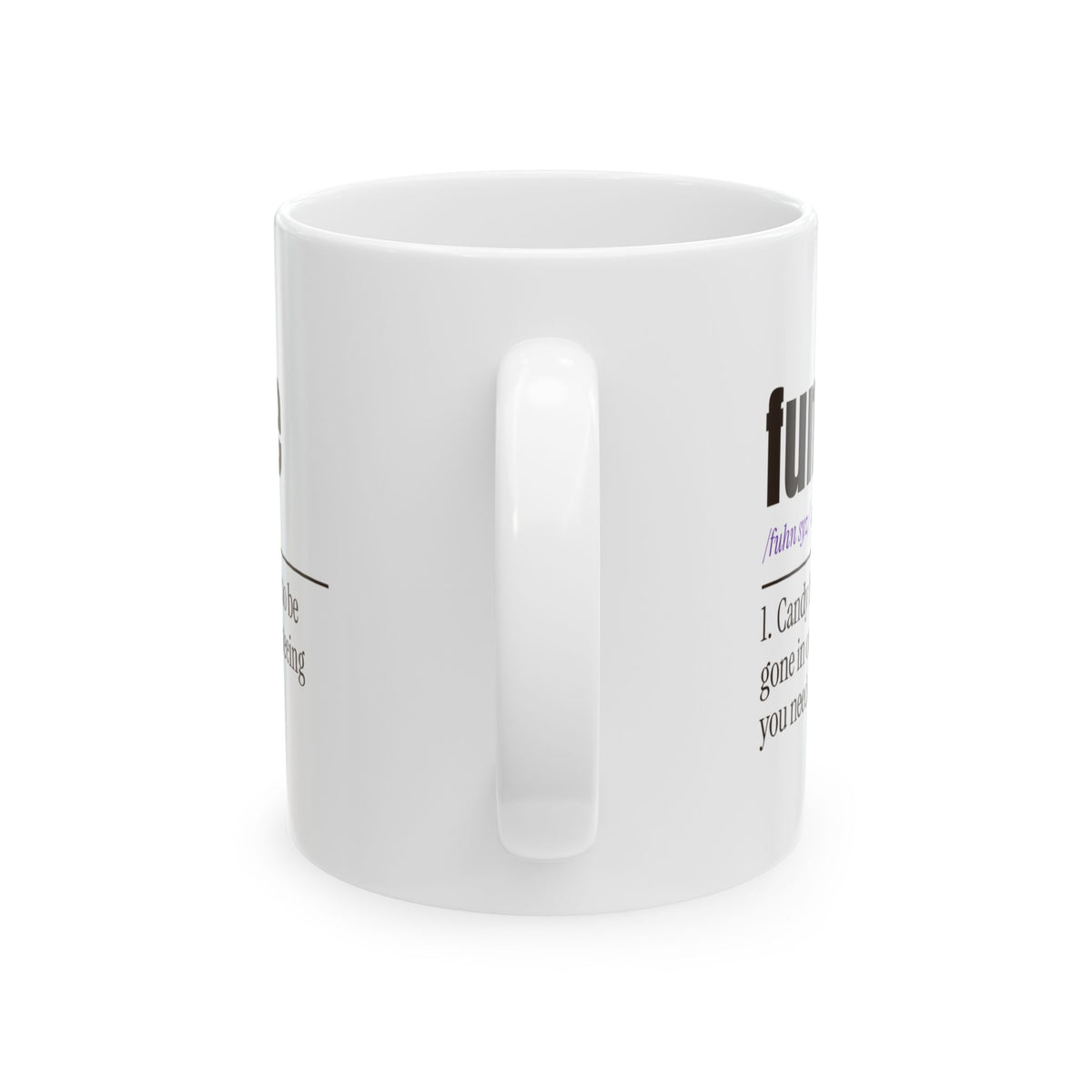 Funny Halloween Coffee Mug Fun Size Candy Definition For Candy Lovers