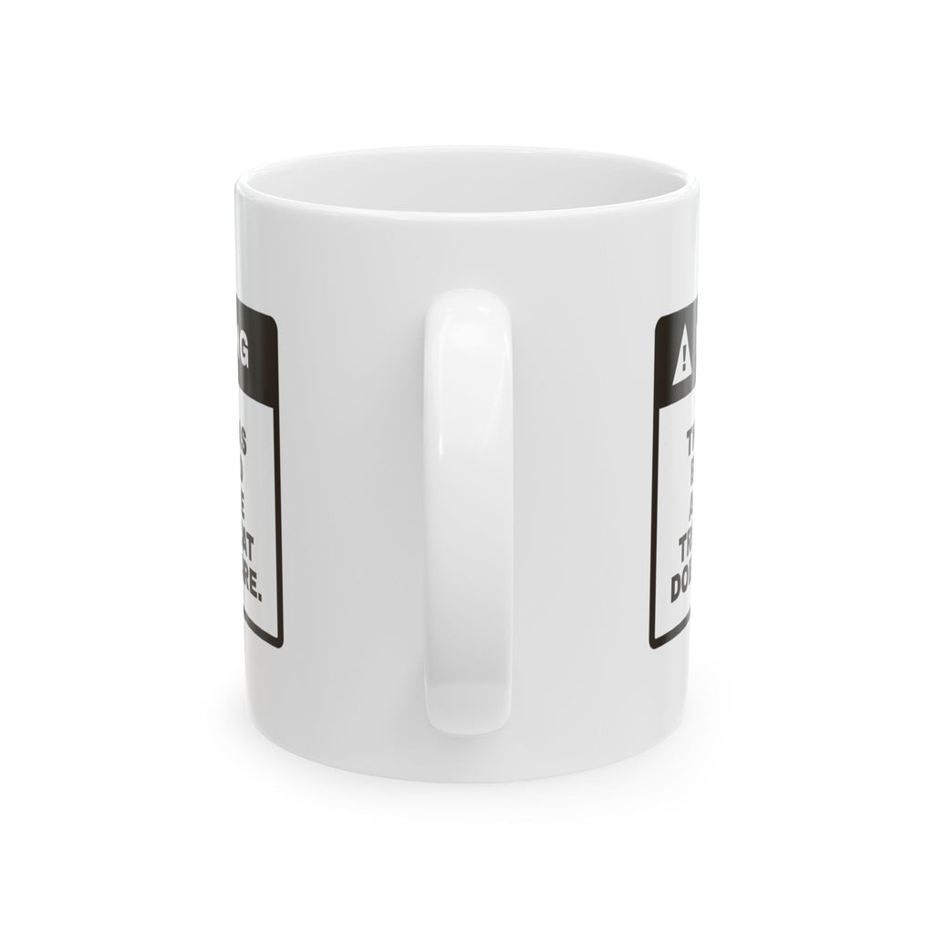 Funny Christmas Cat Coffee Mug The Cat Was Told About The Tree