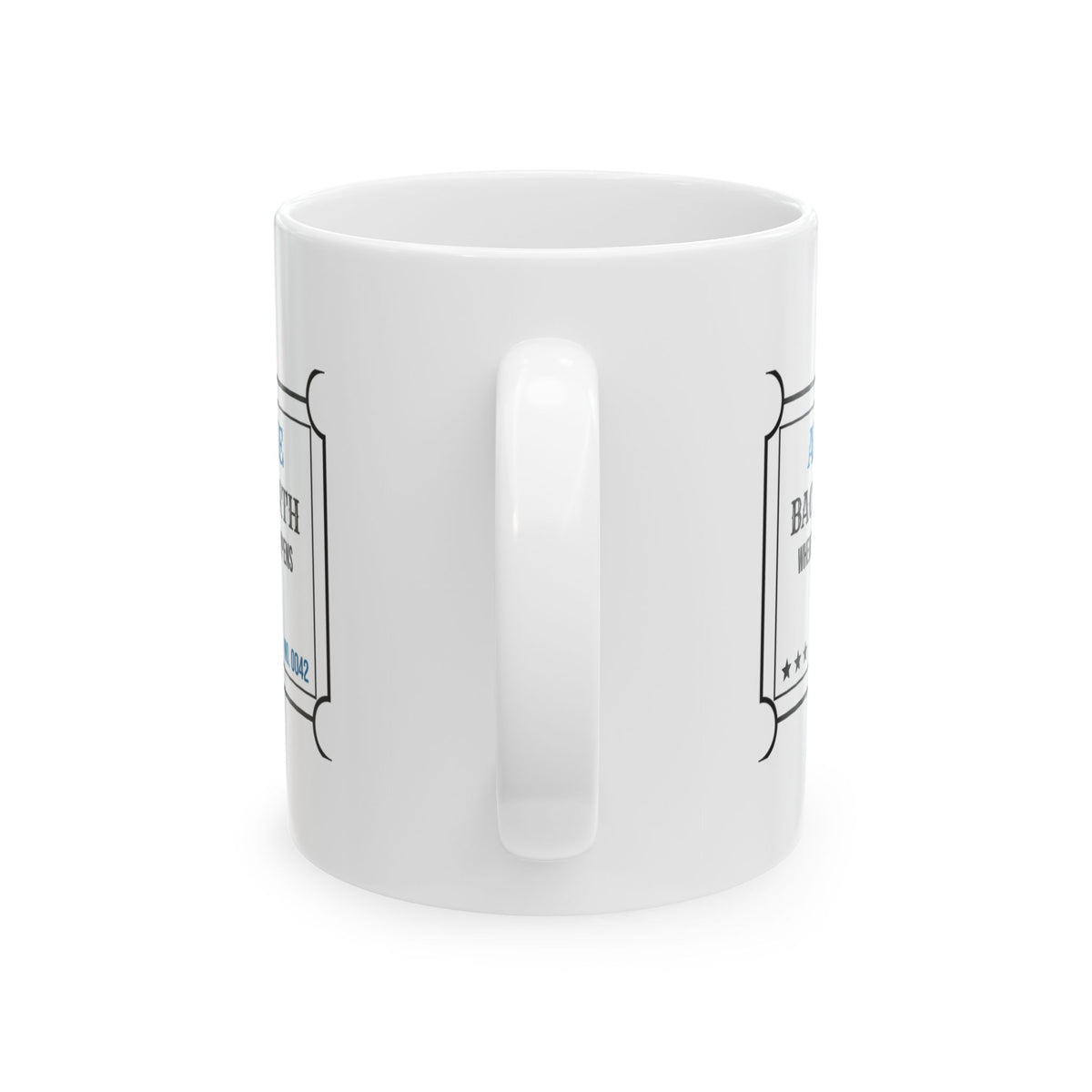 Math Lover Coffee Mug Back Row Where Math Happens