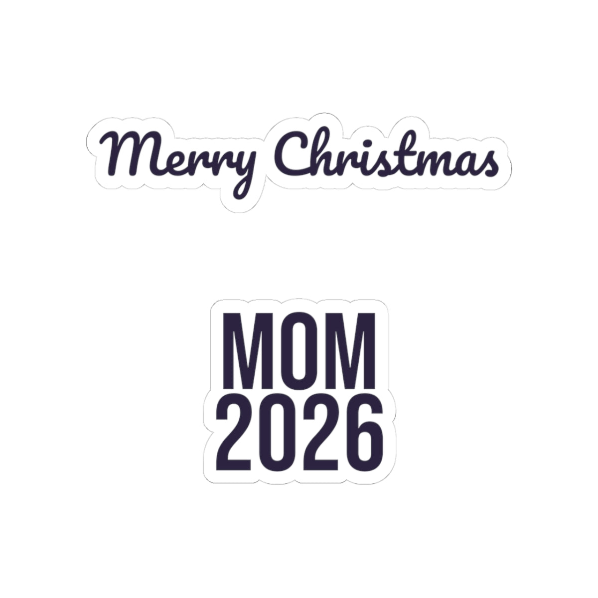 Christmas Mom Sticker Merry Christmas Mom 2026