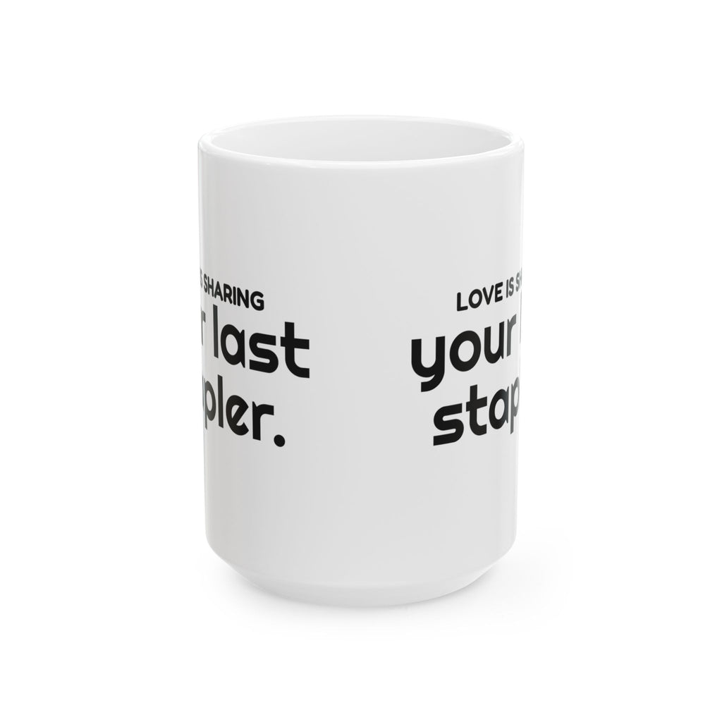 Funny Valentine Coffee Mug Stapler Joke For Coworkers