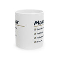 Funny Engineer Coffee Mug Traced The Bug Back To Myself Checklist