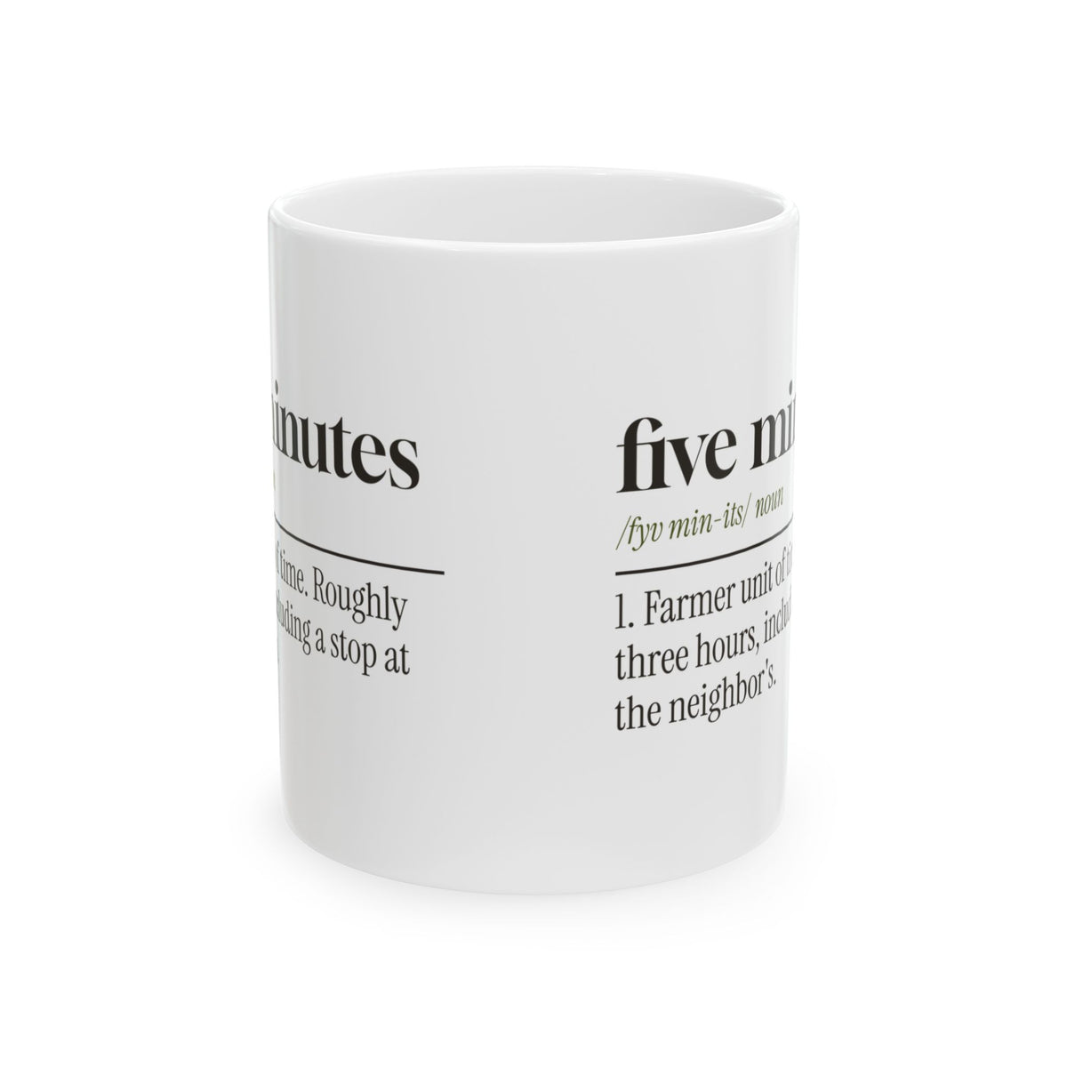 Funny Farmer Dad Mug Farmer Five Minutes Definition For Farmers