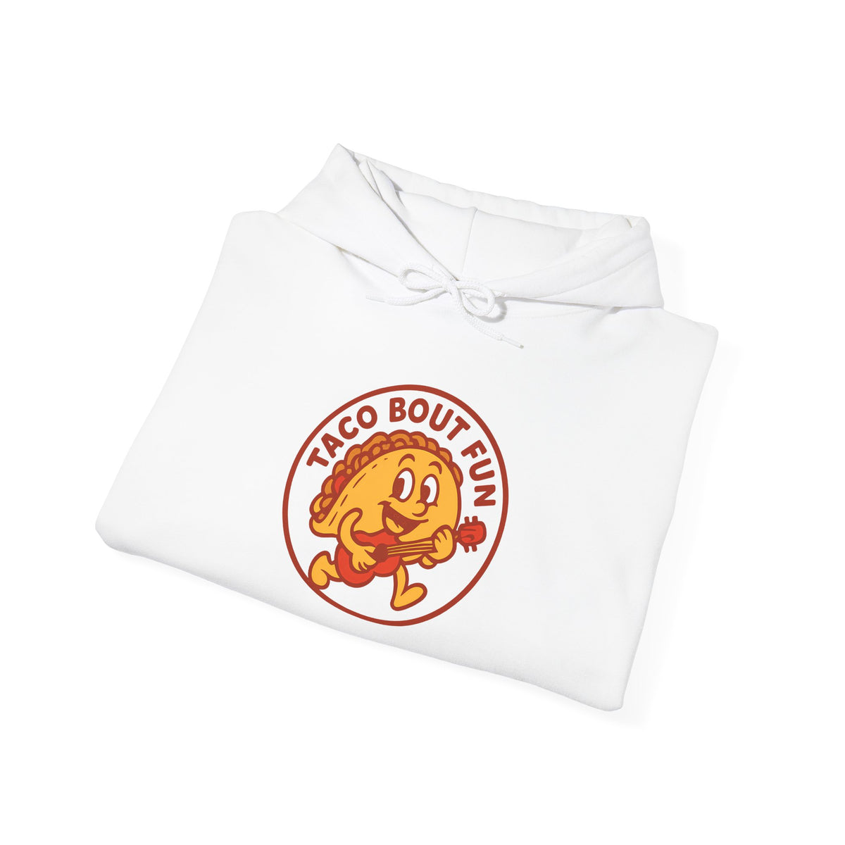 Taco Bout Fun Funny Retro Taco Pun Hoodie