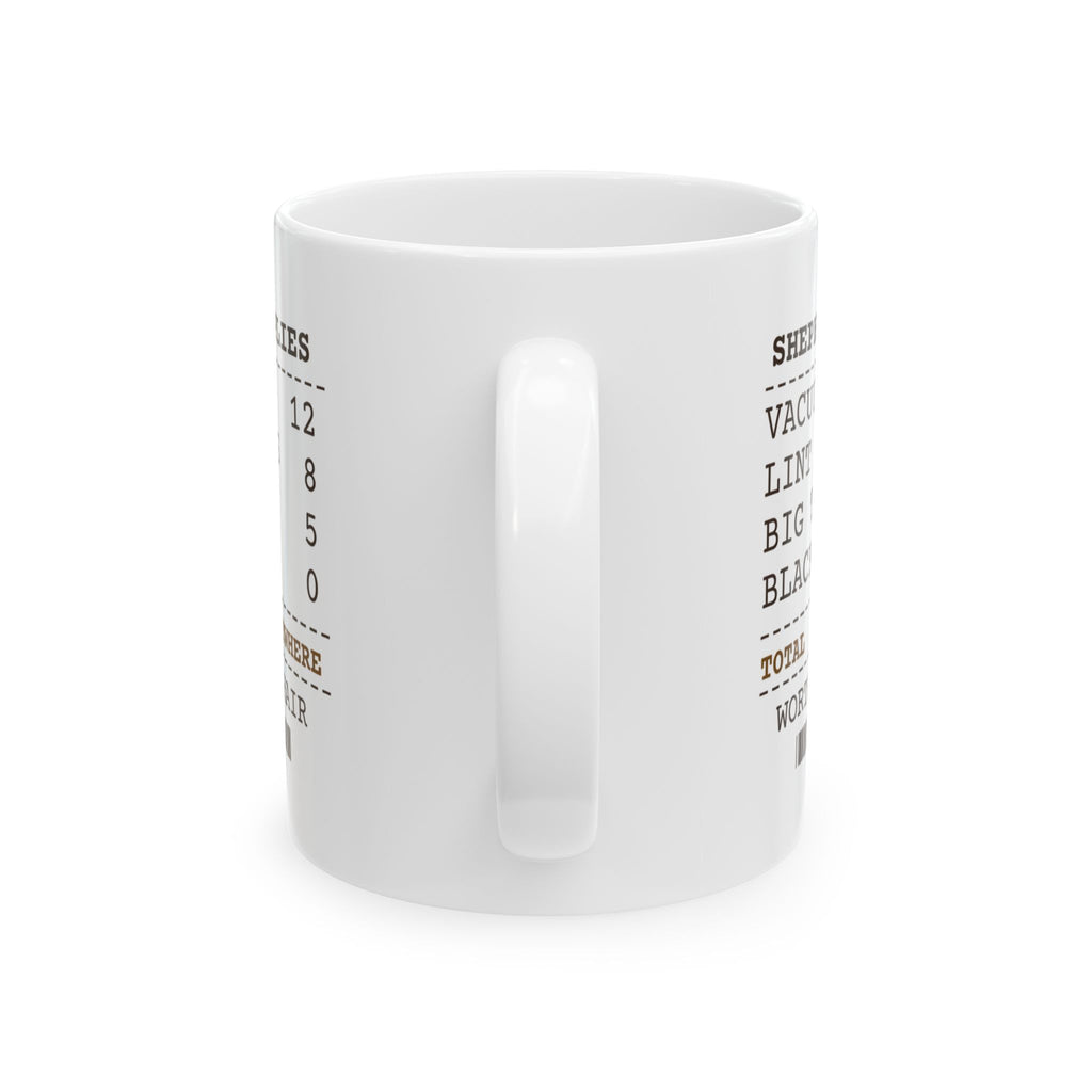 Funny German Shepherd Coffee Mug Shepherd Supplies Receipt