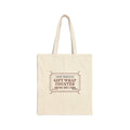 Funny Christmas Tote Bag Gift Wrap Counter Ticket For Holiday Shoppers