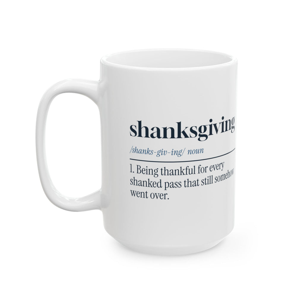Funny Volleyball Coffee Mug Shanksgiving Definition For Players