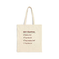 Funny Christmas Shopping Tote Bag Lose The List Find It December 26