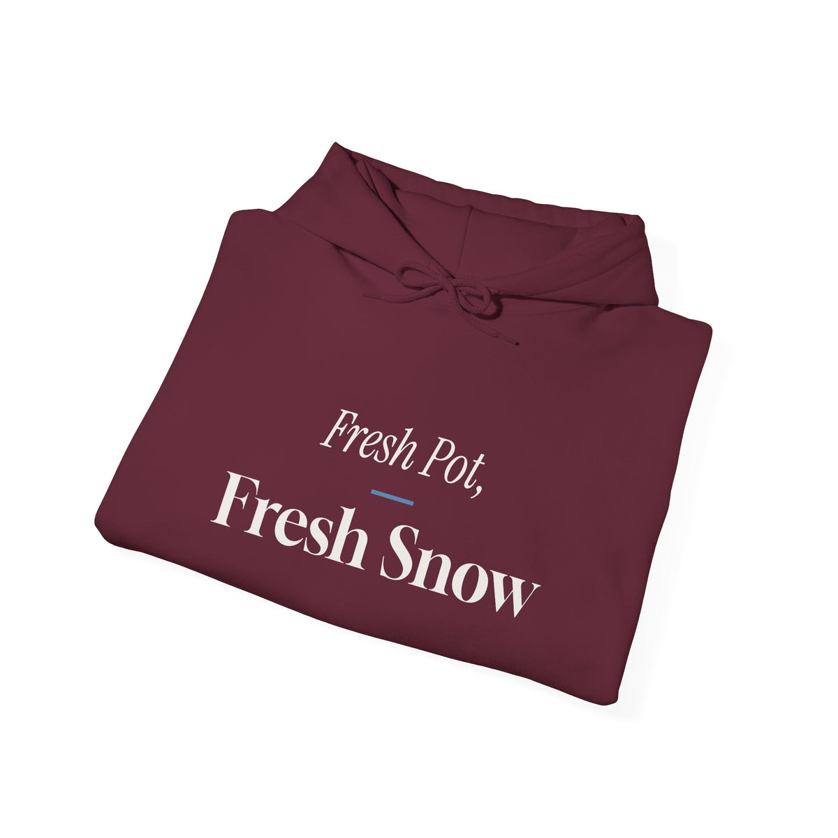 Christmas Hoodie Fresh Pot Fresh Snow Winter Morning