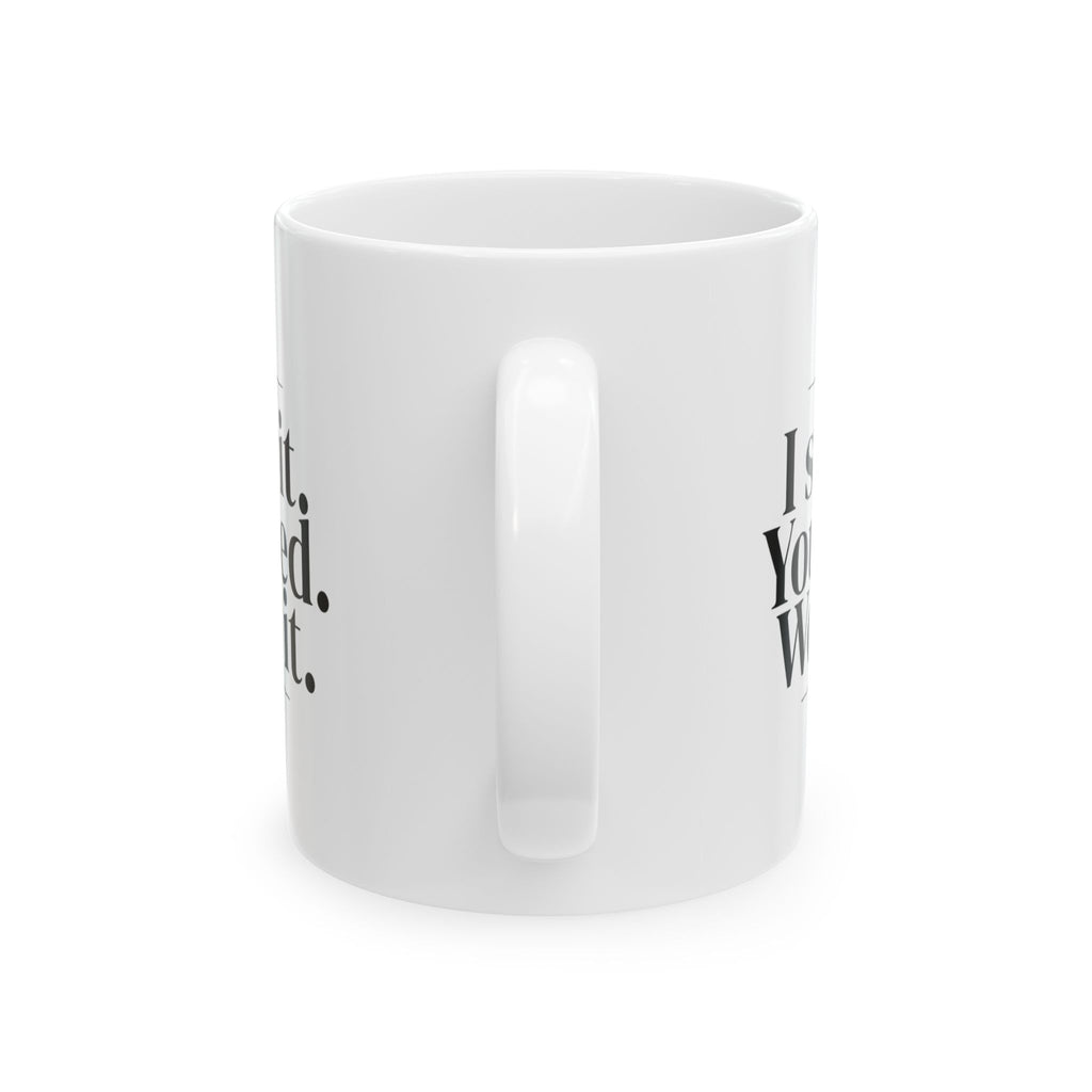 White Elephant Coffee Mug I Stole It You Cried