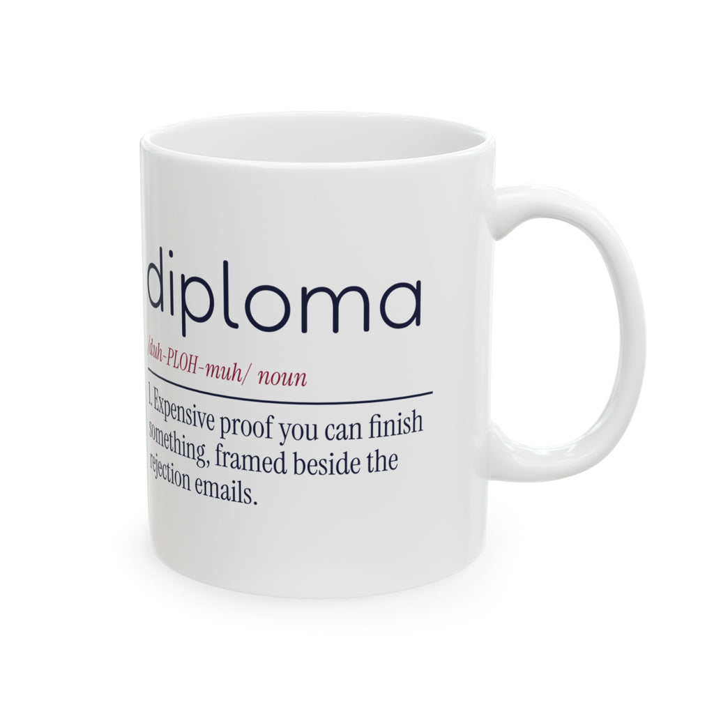 Funny Graduate Coffee Mug Diploma Definition For College Grads