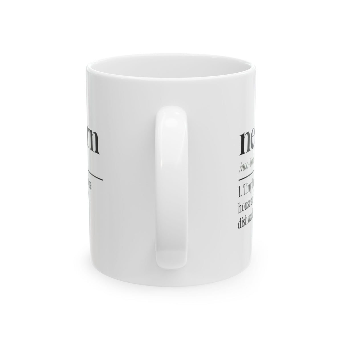 New Mom Coffee Mug Funny Newborn Dictionary For First Time Moms