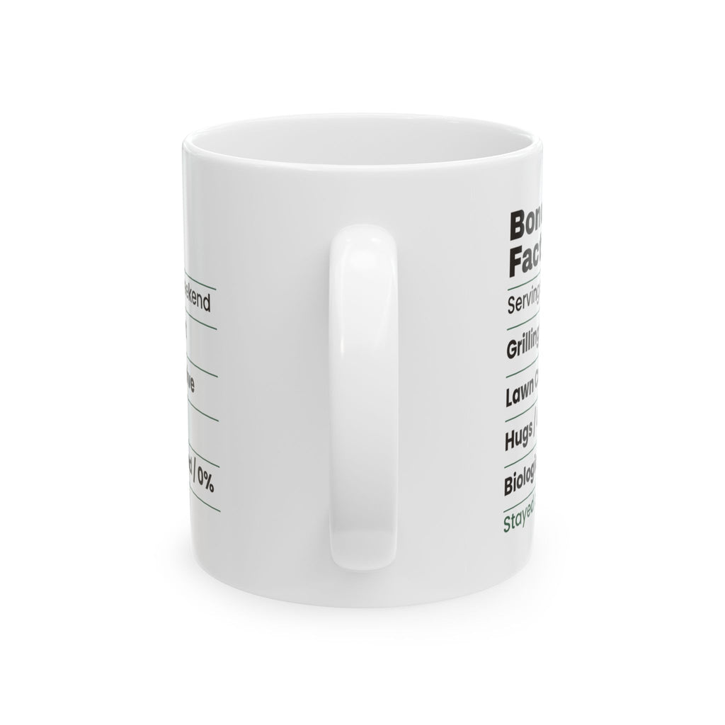 Bonus Dad Facts Coffee Mug Funny Label For Stepdads
