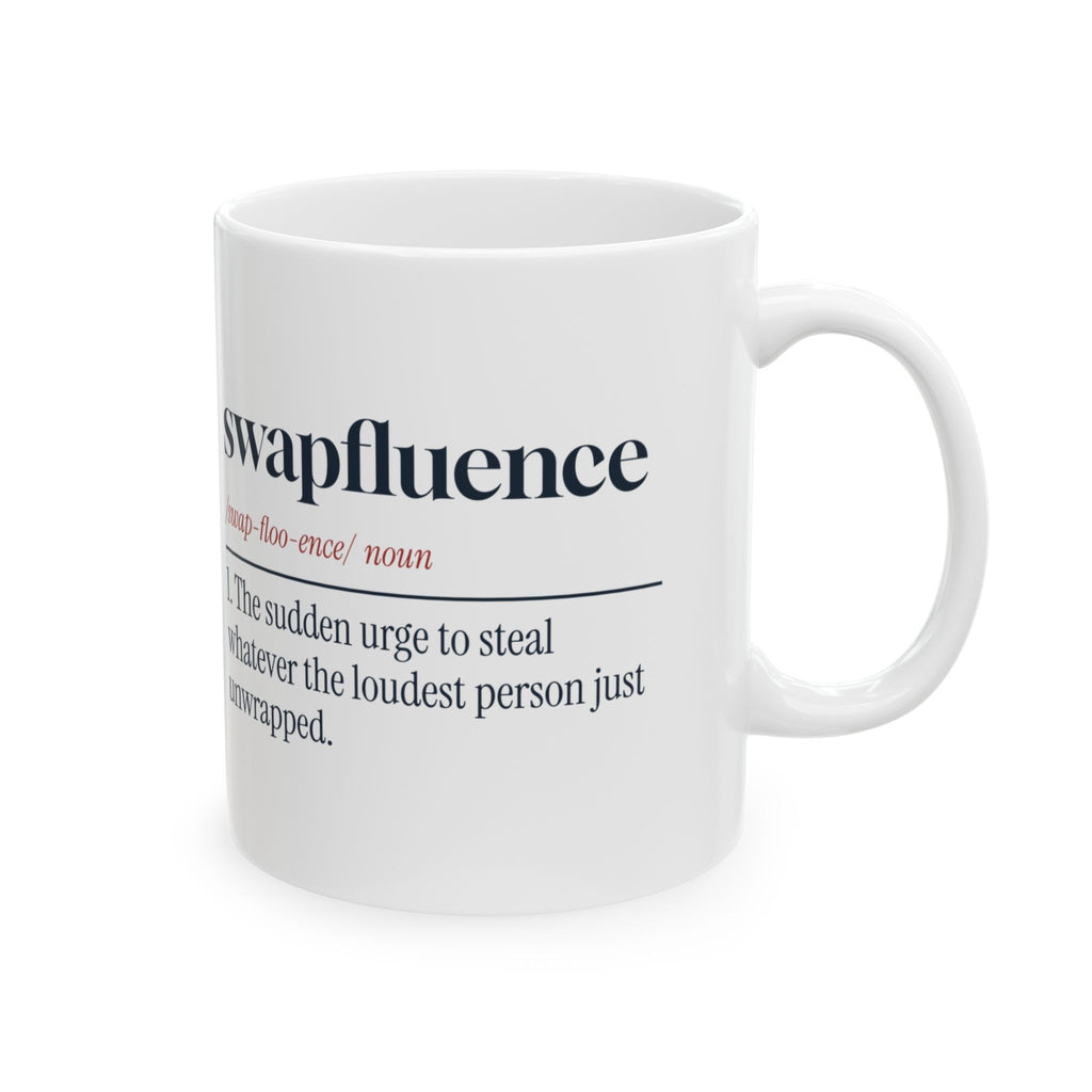 Funny White Elephant Coffee Mug Swapfluence Dictionary Definition