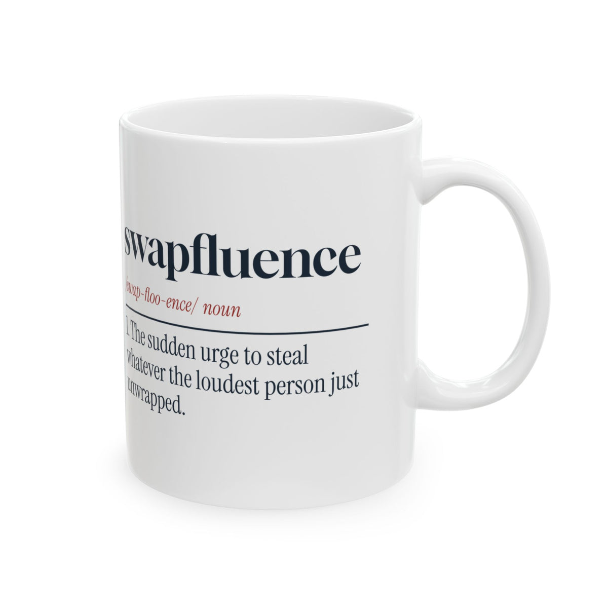Funny White Elephant Coffee Mug Swapfluence Dictionary Definition