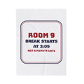 Funny Christmas Teacher Throw Blanket Winter Break Starts At 3:05