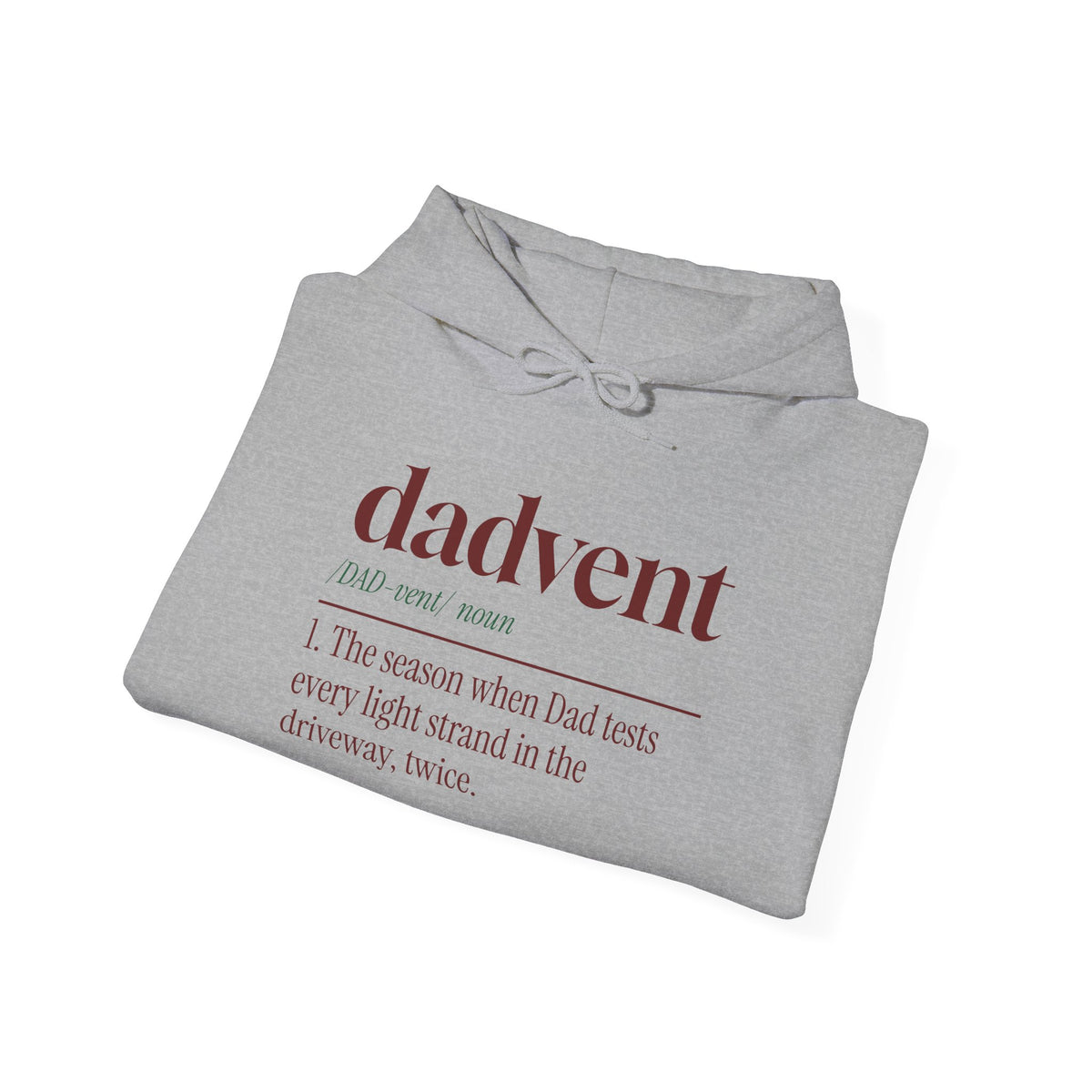 Funny Christmas Dad Hoodie Dadvent Dictionary Definition