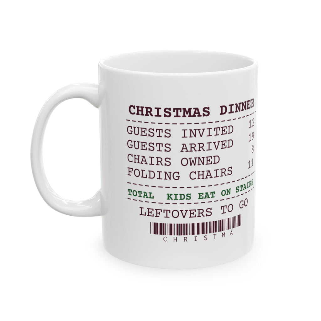 Funny Christmas Coffee Mug Twelve Invited Nineteen Came For Hosts