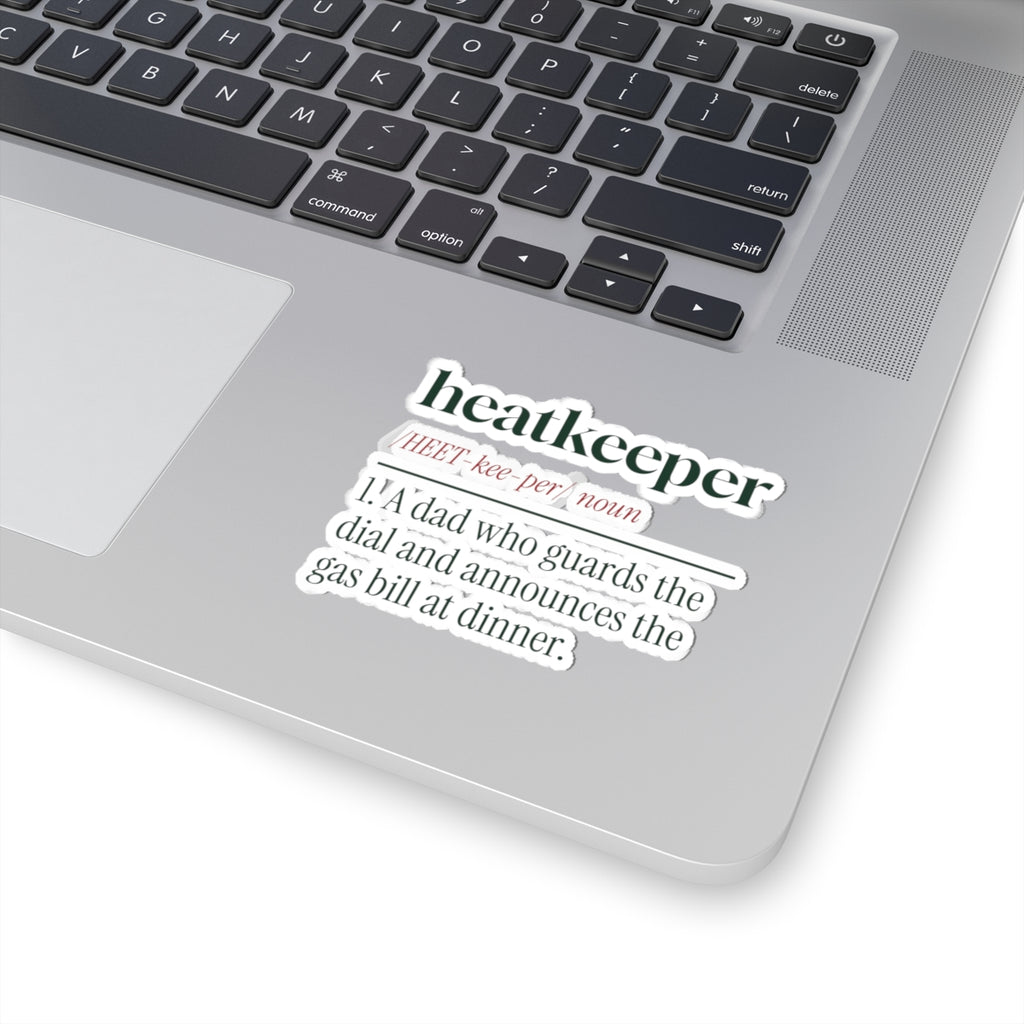 Funny Christmas Sticker Heatkeeper Guardian Of The Dial For Dad