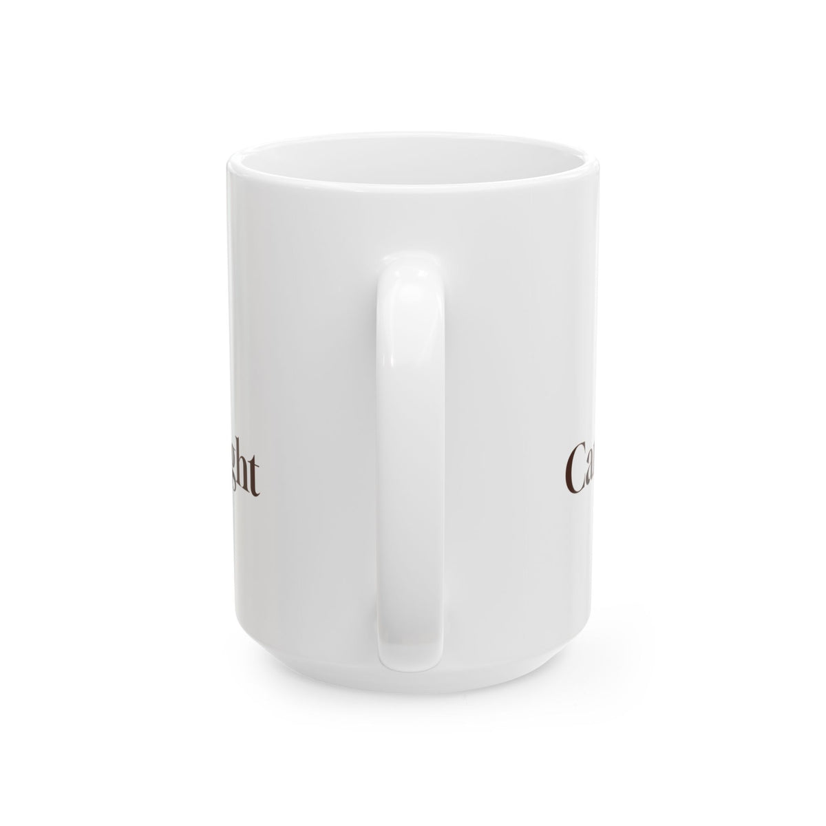 Cozy Christmas Coffee Mug Pine Plaid And Candlelight