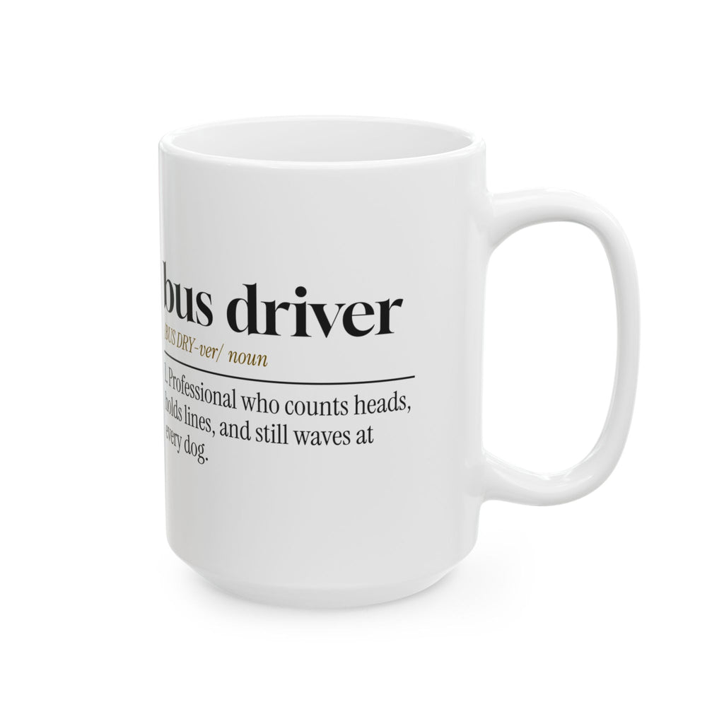 Funny Bus Driver Coffee Mug Counts Heads For Bus Drivers