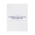 Christmas Grandparents Throw Blanket Grandkids Under The Tree Keepsake