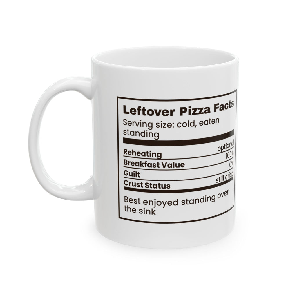 Leftover Pizza Facts Coffee Mug For Breakfast Lovers