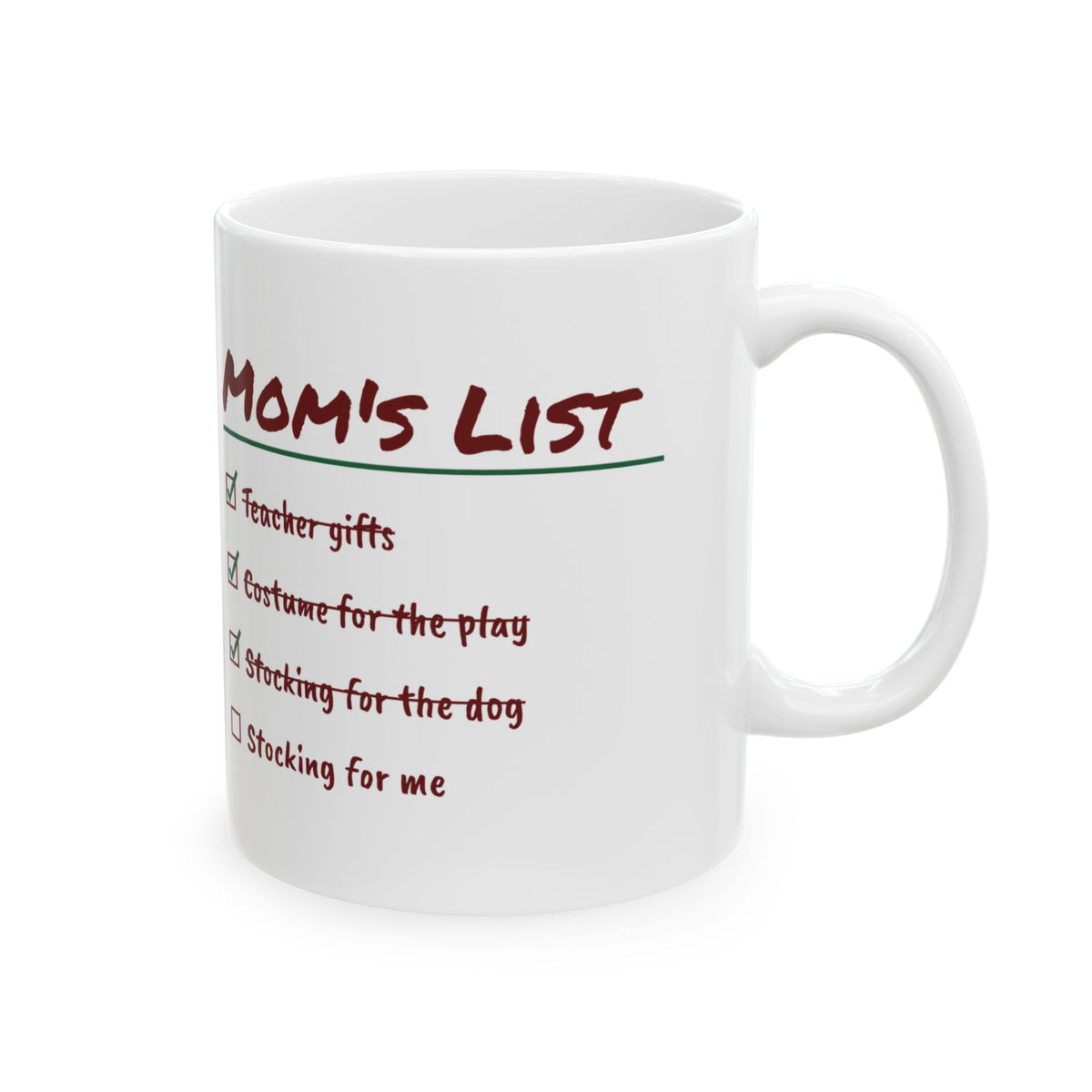 Funny Christmas Mom Mug Stocking For The Dog Stocking For Me Maybe