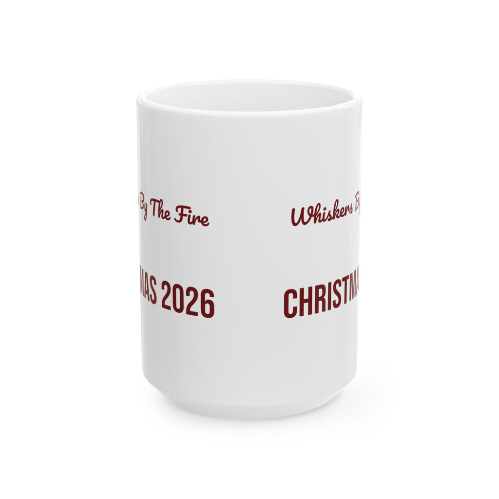 Christmas Coffee Mug Whiskers By The Fire Christmas 2026 For Cat Moms