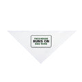 Funny Dog Dad Sign Dog Bandana House Runs On Dog Time