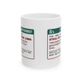 Funny White Elephant Coffee Mug Steal Courage Prescription Office Swap