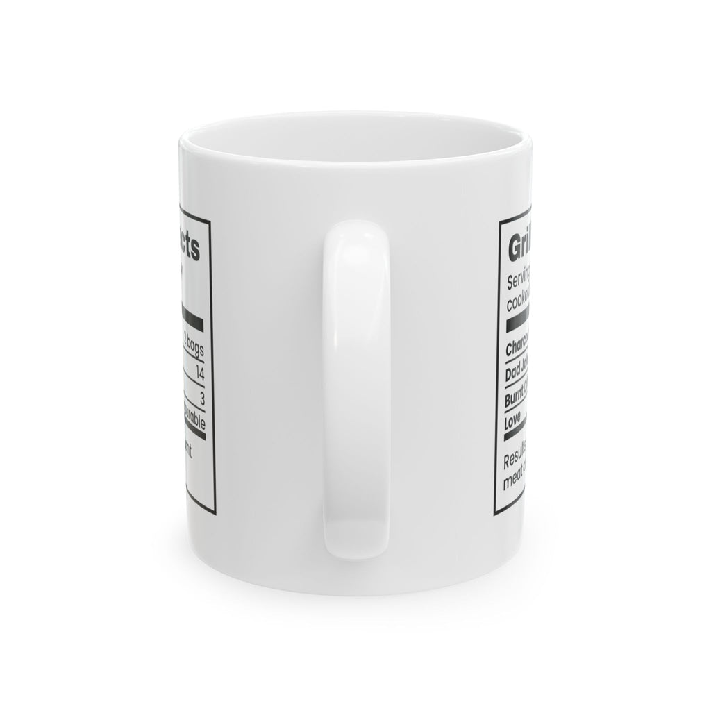 Funny Dad Coffee Mug Burnt Offerings And Hugs