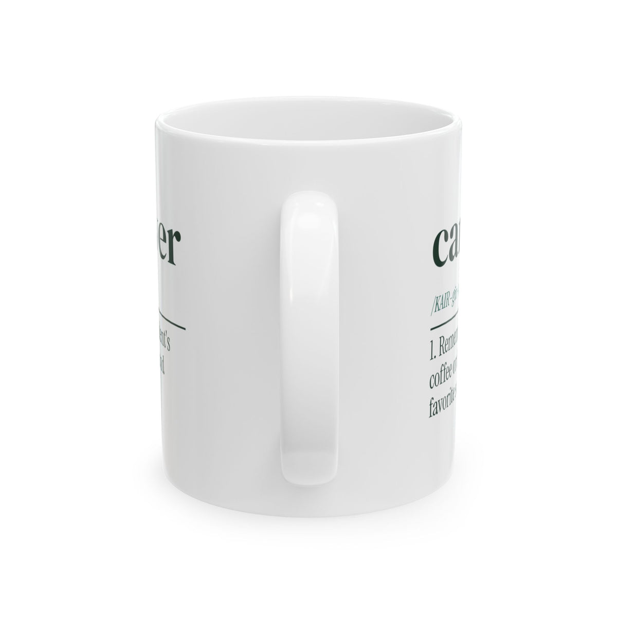 Caregiver Coffee Mug Knows Every Coffee Order Definition For Aides