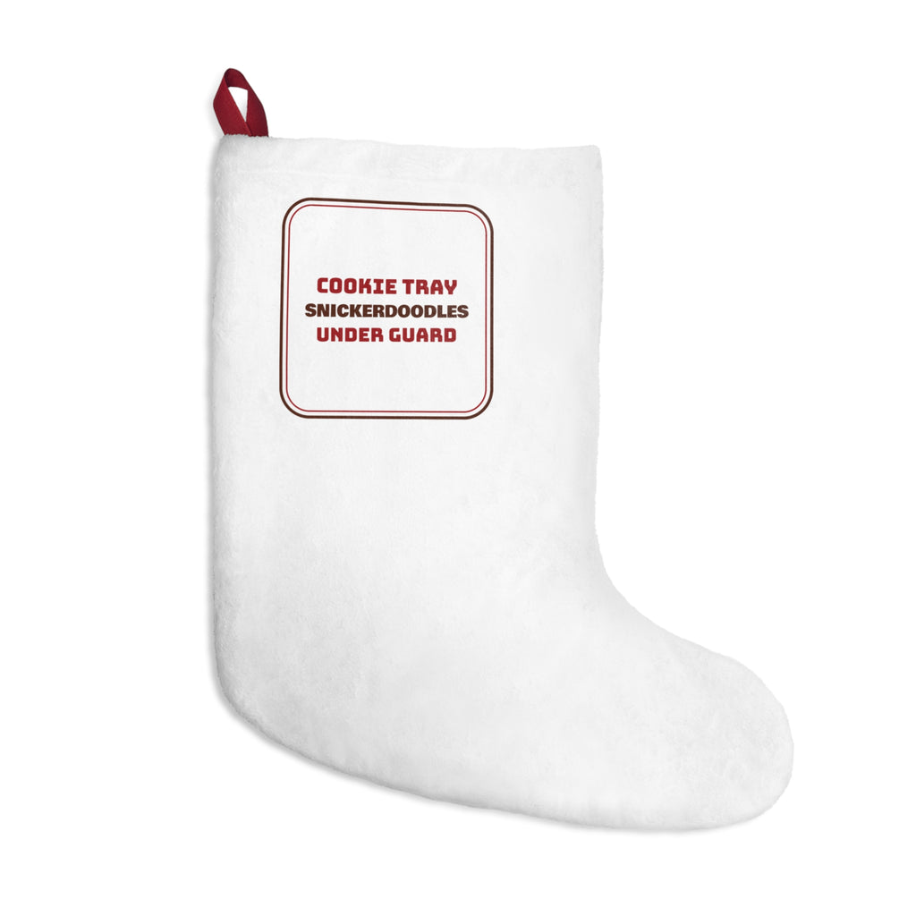 Funny Christmas Cookie Christmas Stocking Snickerdoodles Under Guard Baker